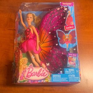 Mattel Barbie Mariposa & the Fairy Princess doll 2012 Brand New